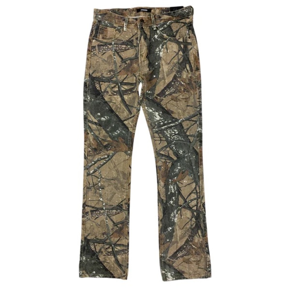 Kindred Camouflage Straight Leg Pants W 40 36" Length NWT